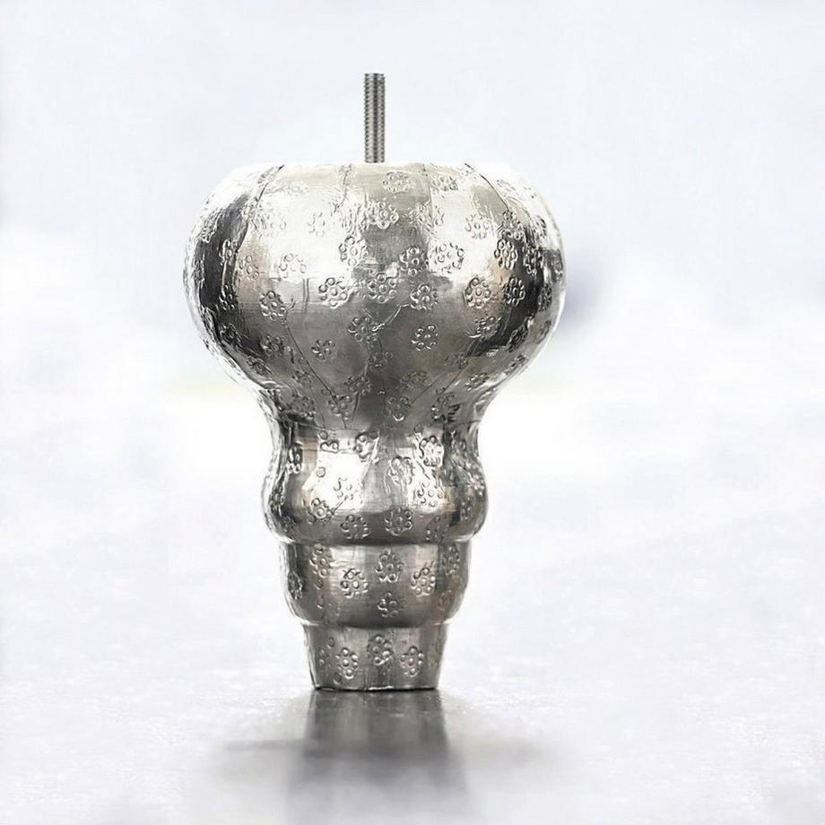 AM.PM  Lot de 4 pieds de sommier métal martelé Rani 