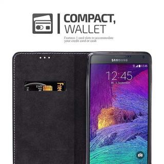 Cadorabo  Housse compatible avec Samsung Galaxy NOTE 4 - Coque de protection avec fermeture magnétique, fonction de support et compartiment pour carte 