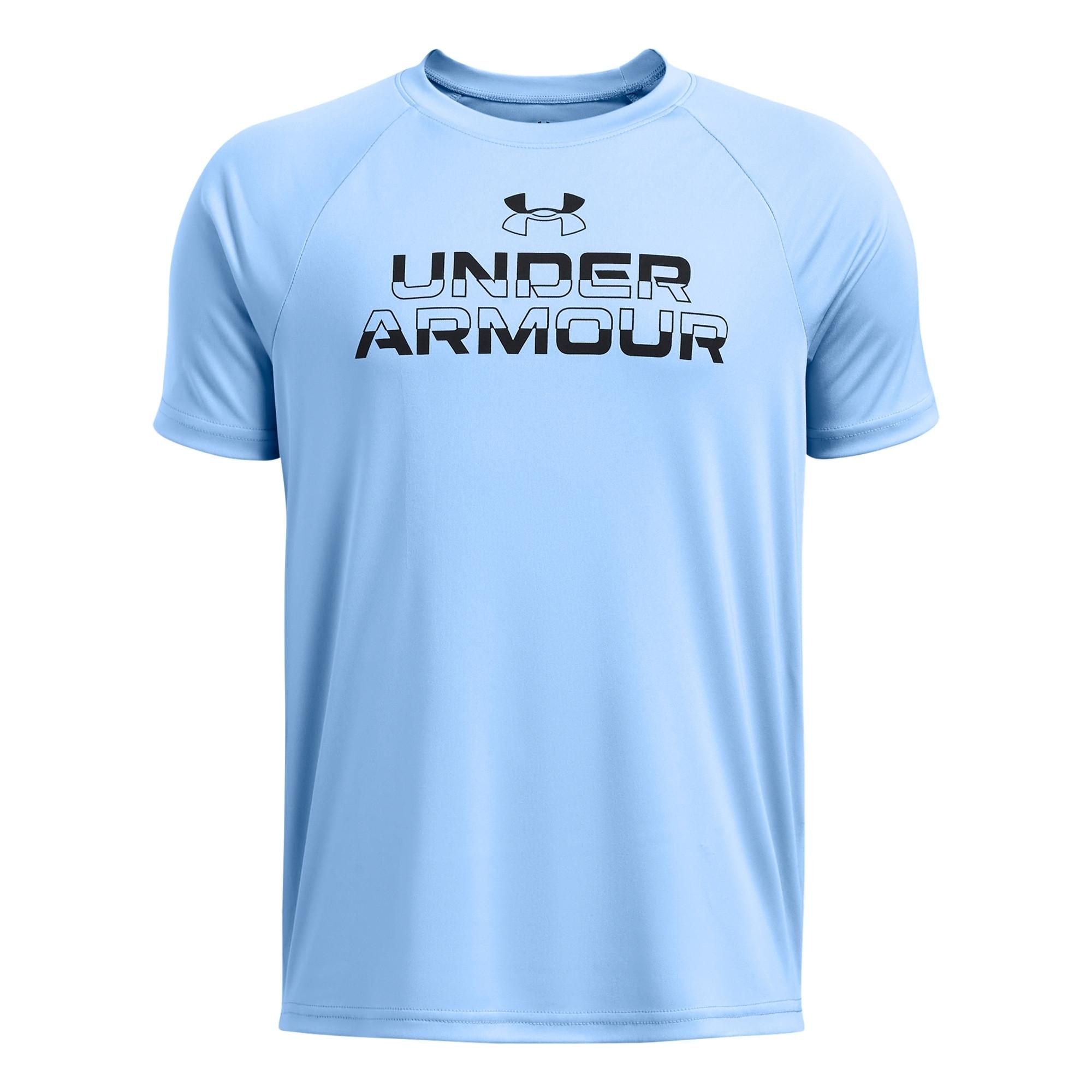 UNDER ARMOUR  t-shirt enfant tech™ split wordmark 