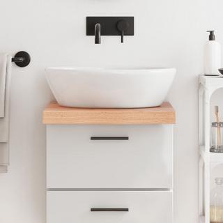 VidaXL  Comptoir de salle de bain bois de chêne 