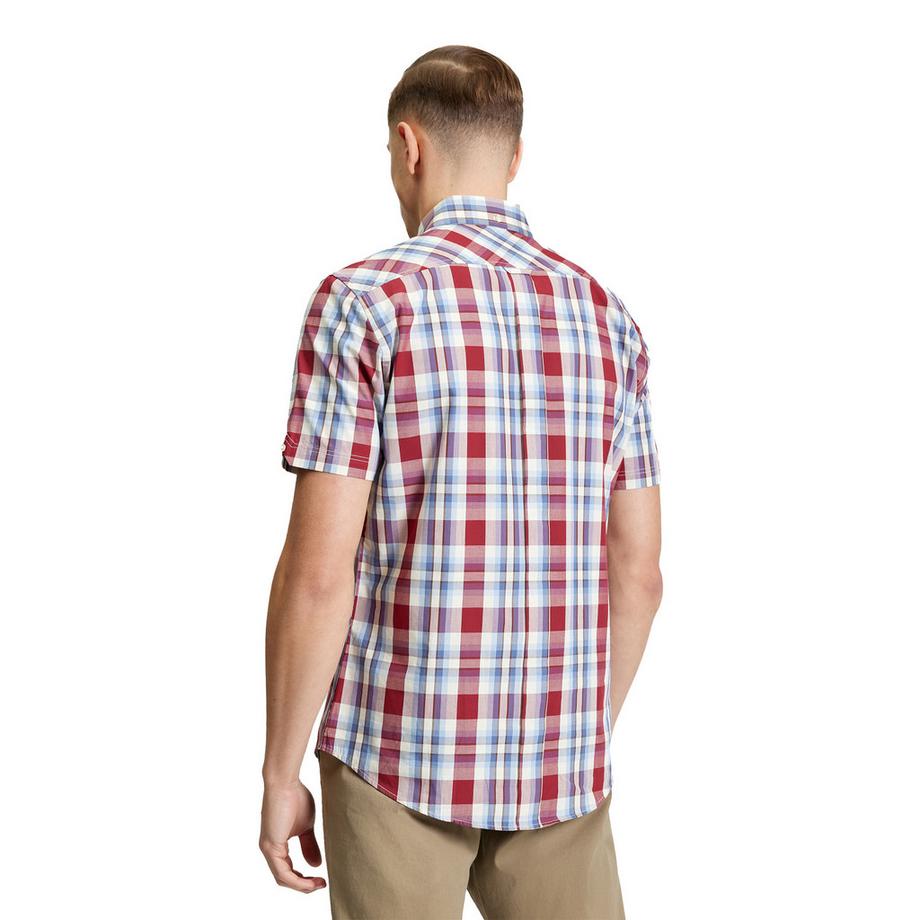 BEN SHERMAN Chemise Classique à Carreaux Manches Courtes  