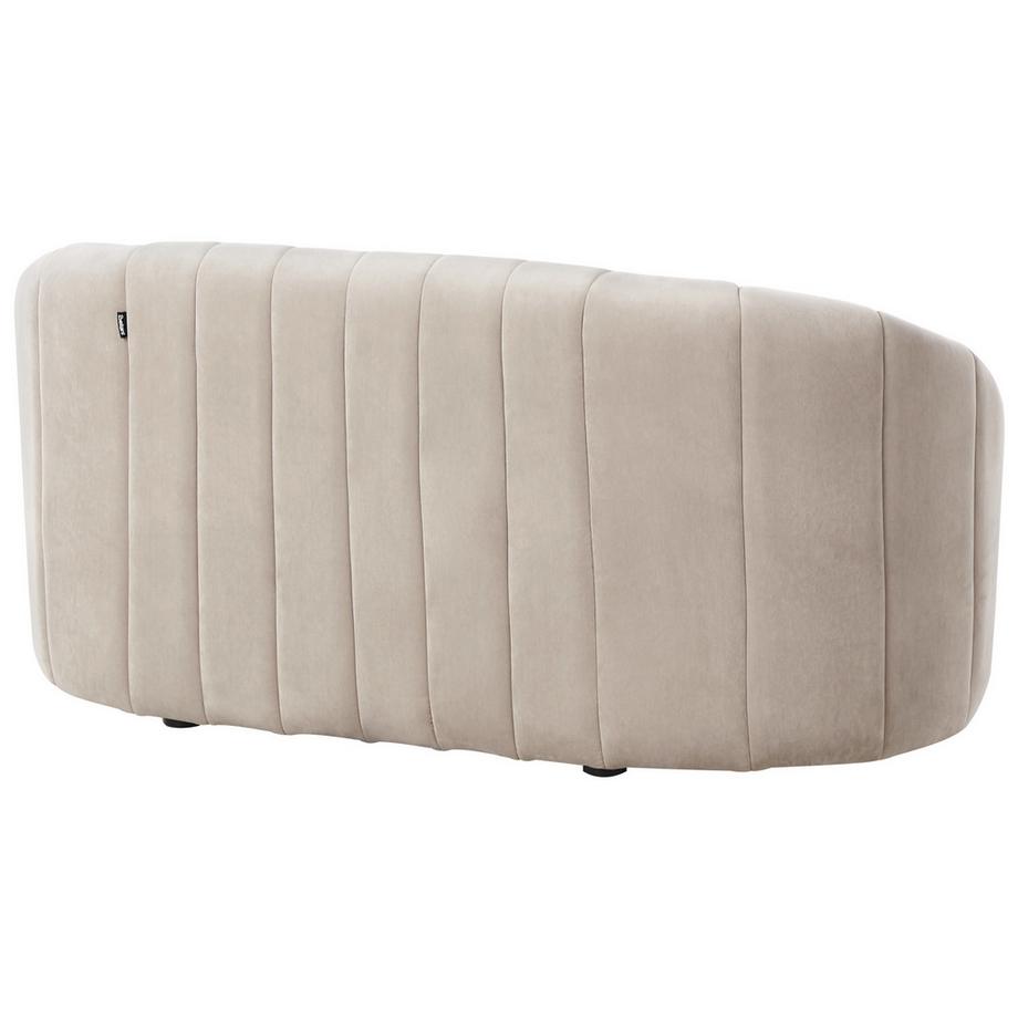 Beliani 2 Sitzer Sofa aus Samtstoff Retro MALUNG  