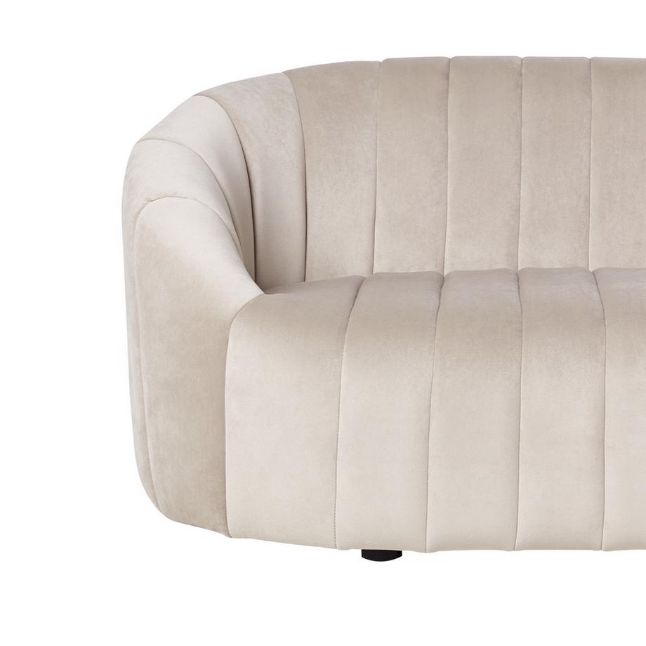 Beliani 2 Sitzer Sofa aus Samtstoff Retro MALUNG  