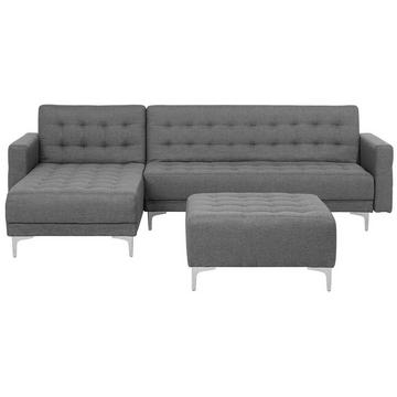 Ecksofa mit Ottomane aus Polyester Retro ABERDEEN