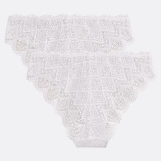 La Redoute Collections Lison Confezione da 2 Slip in Pizzo  