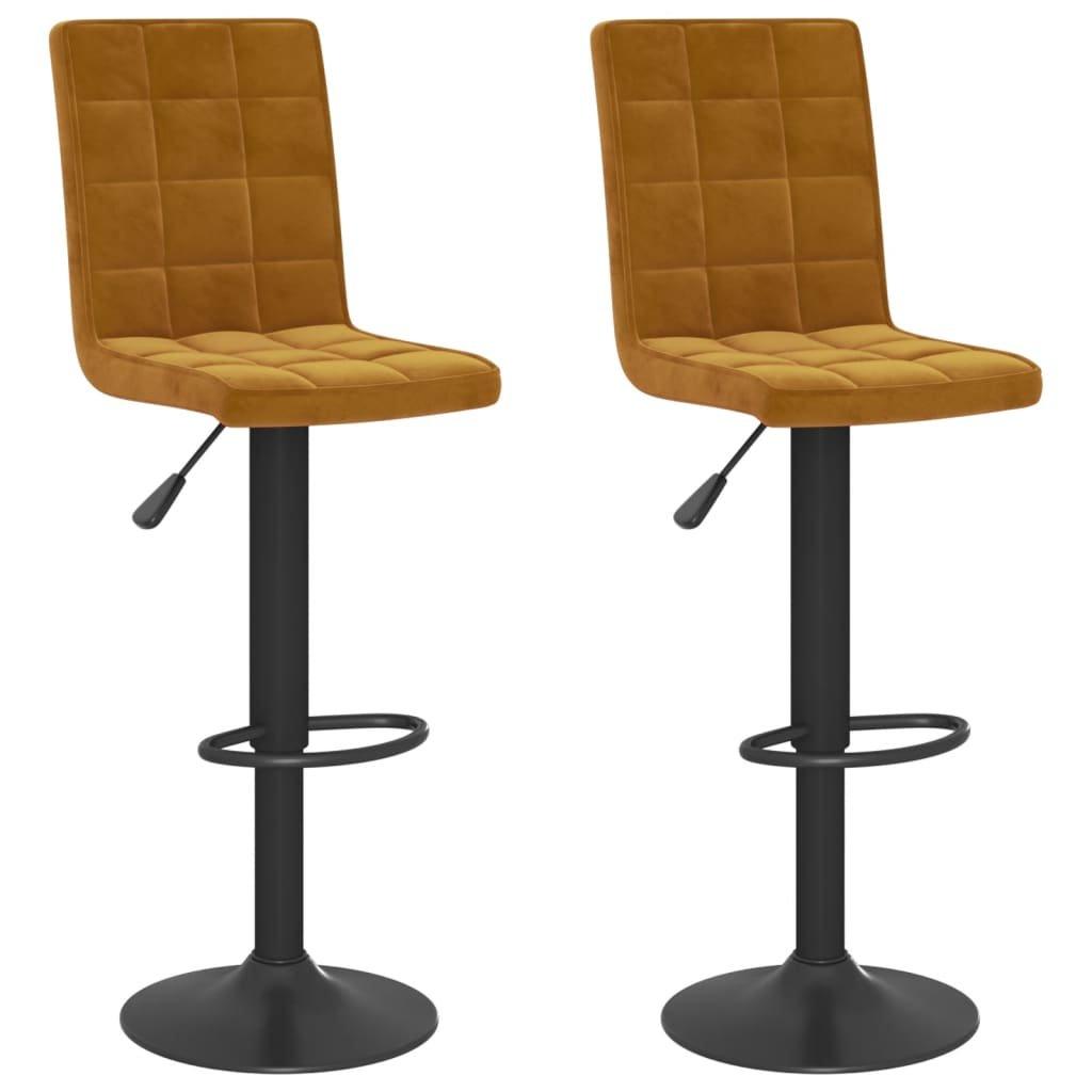 VidaXL Tabouret de bar velours  