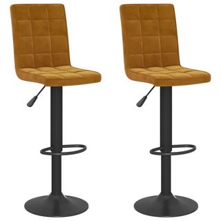 VidaXL Tabouret de bar velours  