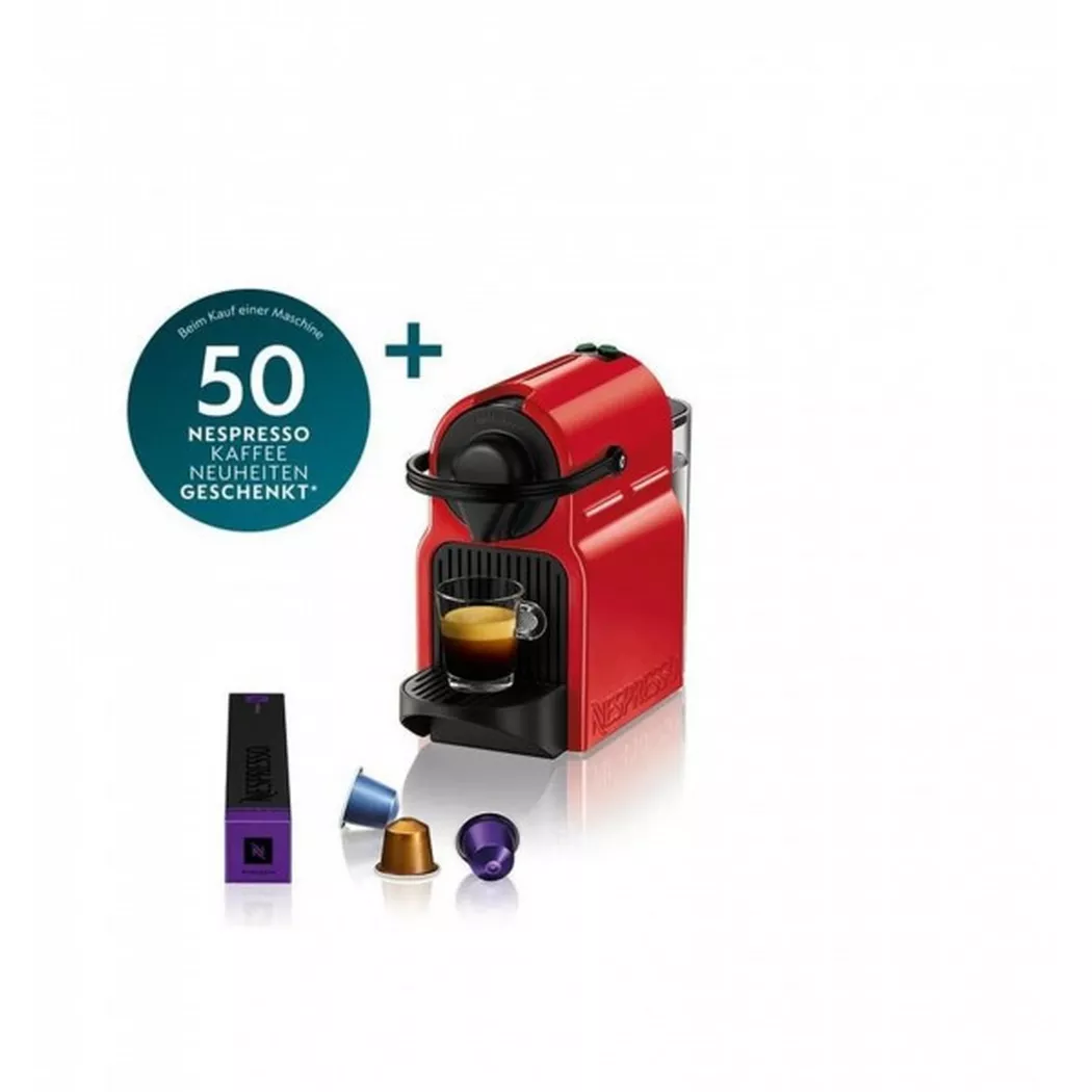 Krups – Nespressomaschine XN1005 Inissia, Rot Bunt