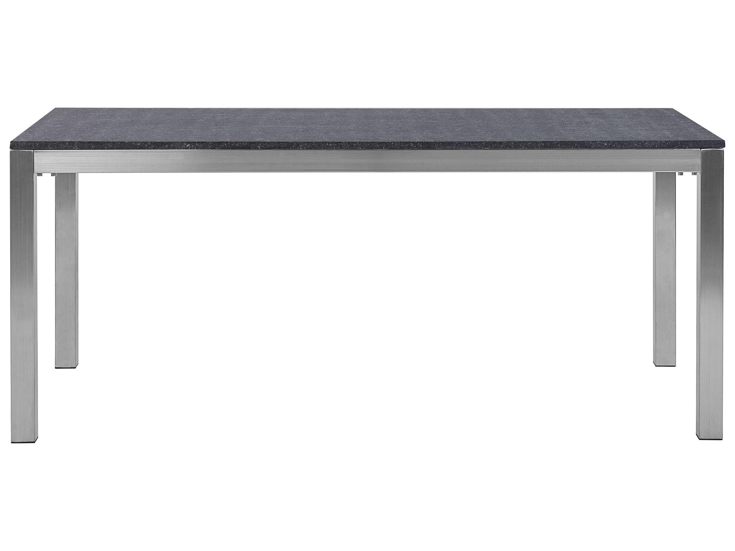 Beliani Tavolo da pranzo da giardino en Granito Industriale GROSSETO  