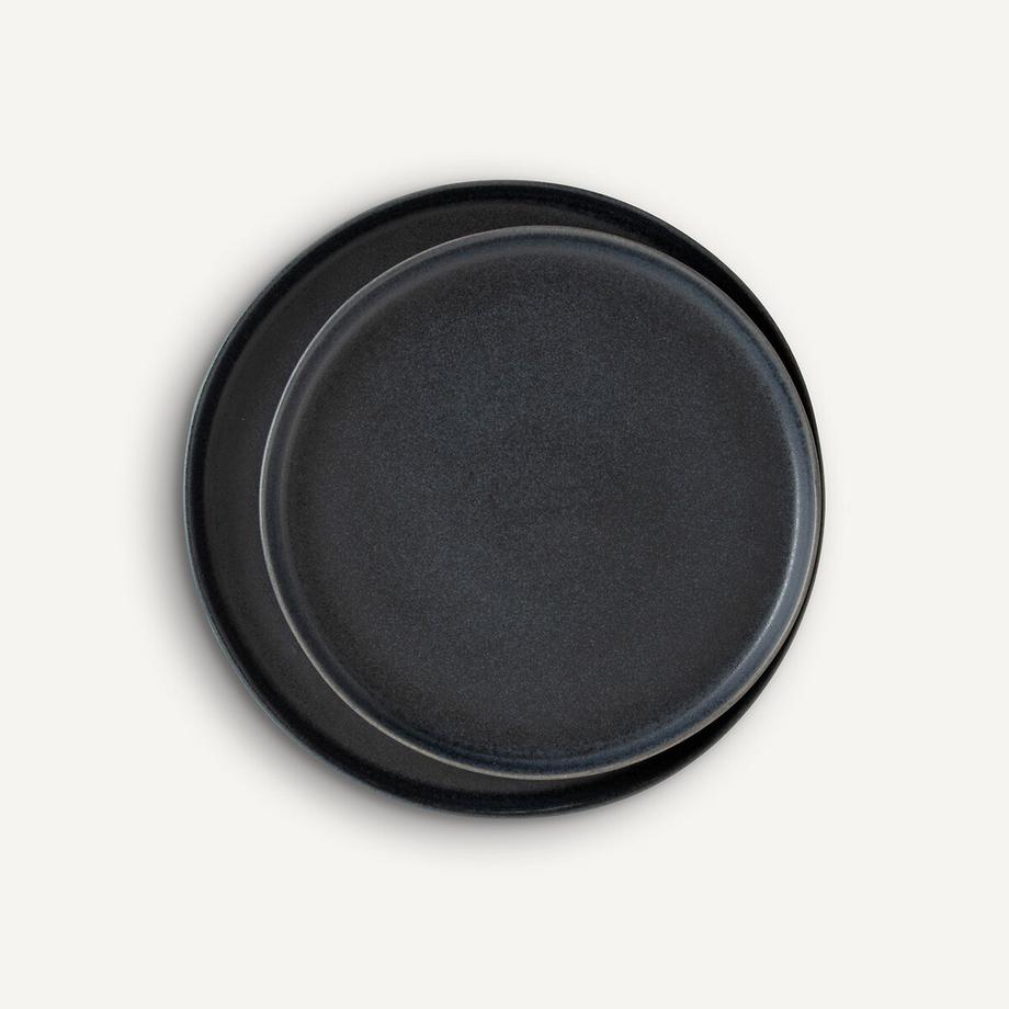 AM.PM Lot de 4 assiettes dessert en grès émaillé Perrot  