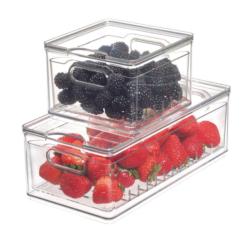 iDesign iDesign HOME EDIT - Boîte fraîcheur CRISTALE - Berry Bin petit modèle  