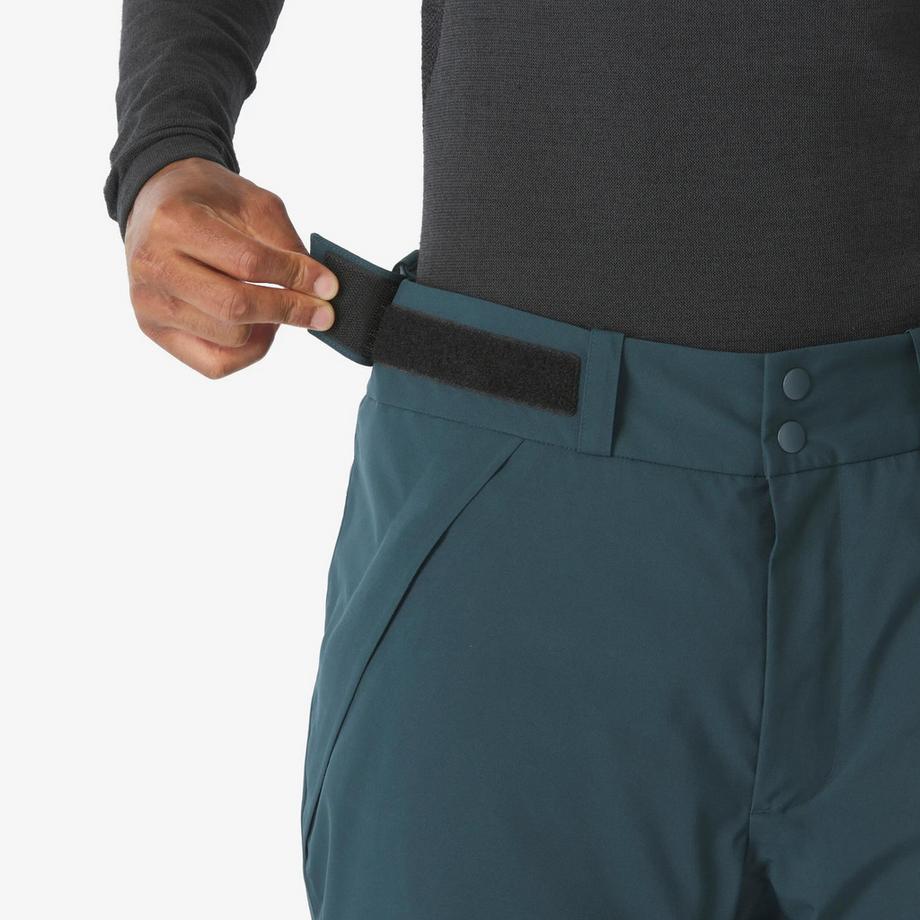 QUECHUA  Wasserdichte Ski- und Snowboardhose , 500 dunkelgrün 