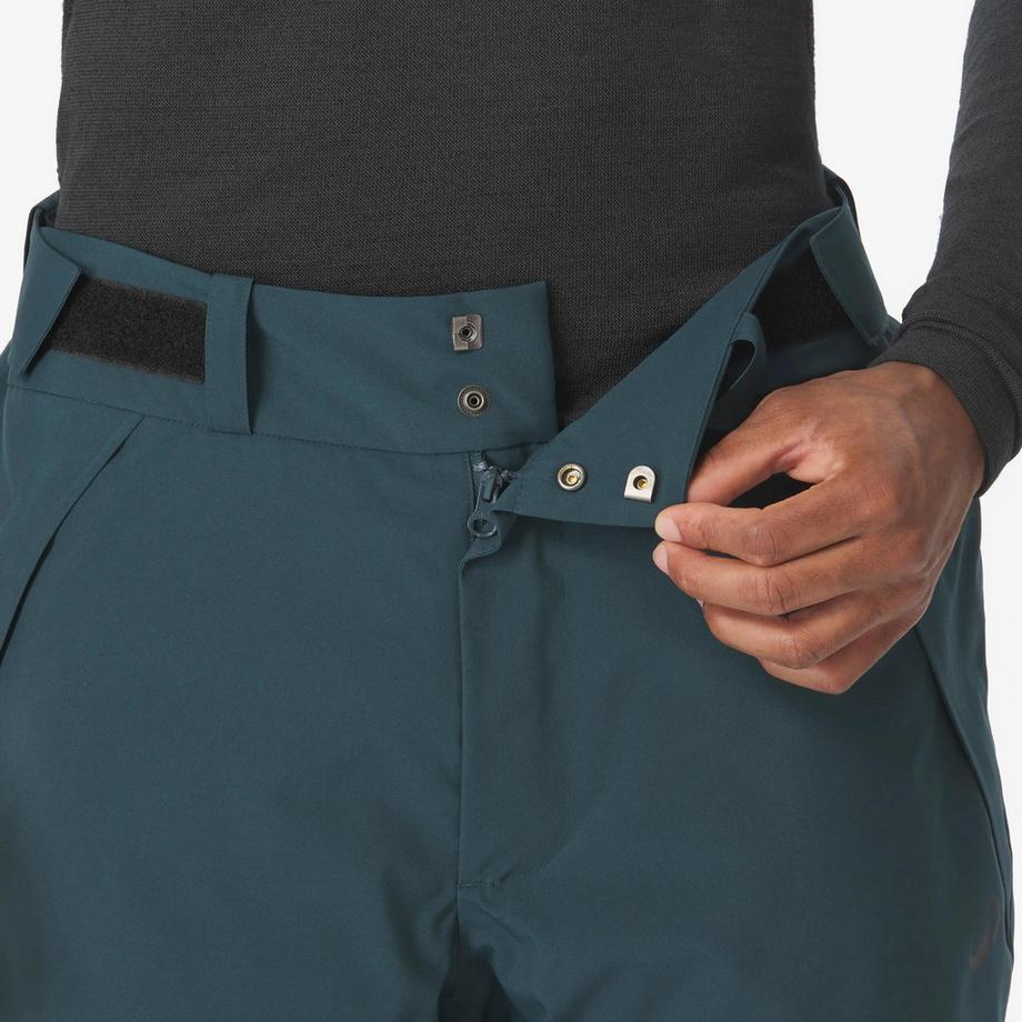 QUECHUA  Wasserdichte Ski- und Snowboardhose , 500 dunkelgrün 
