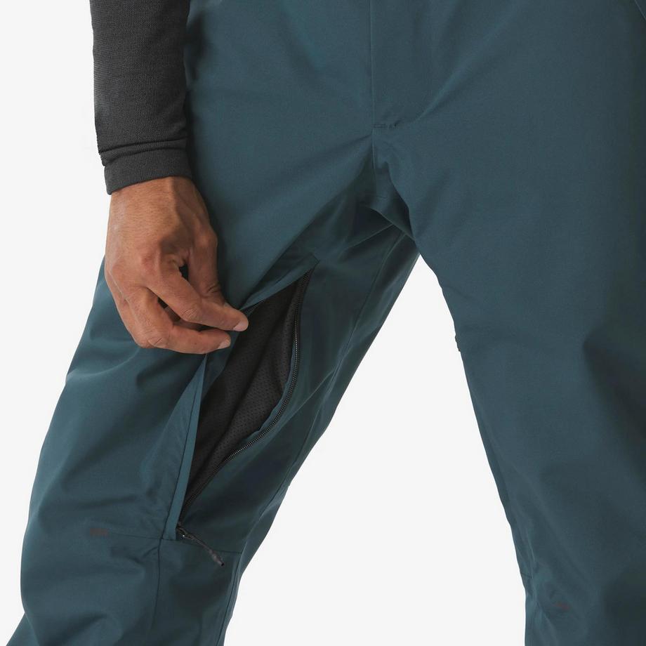 QUECHUA  Wasserdichte Ski- und Snowboardhose , 500 dunkelgrün 