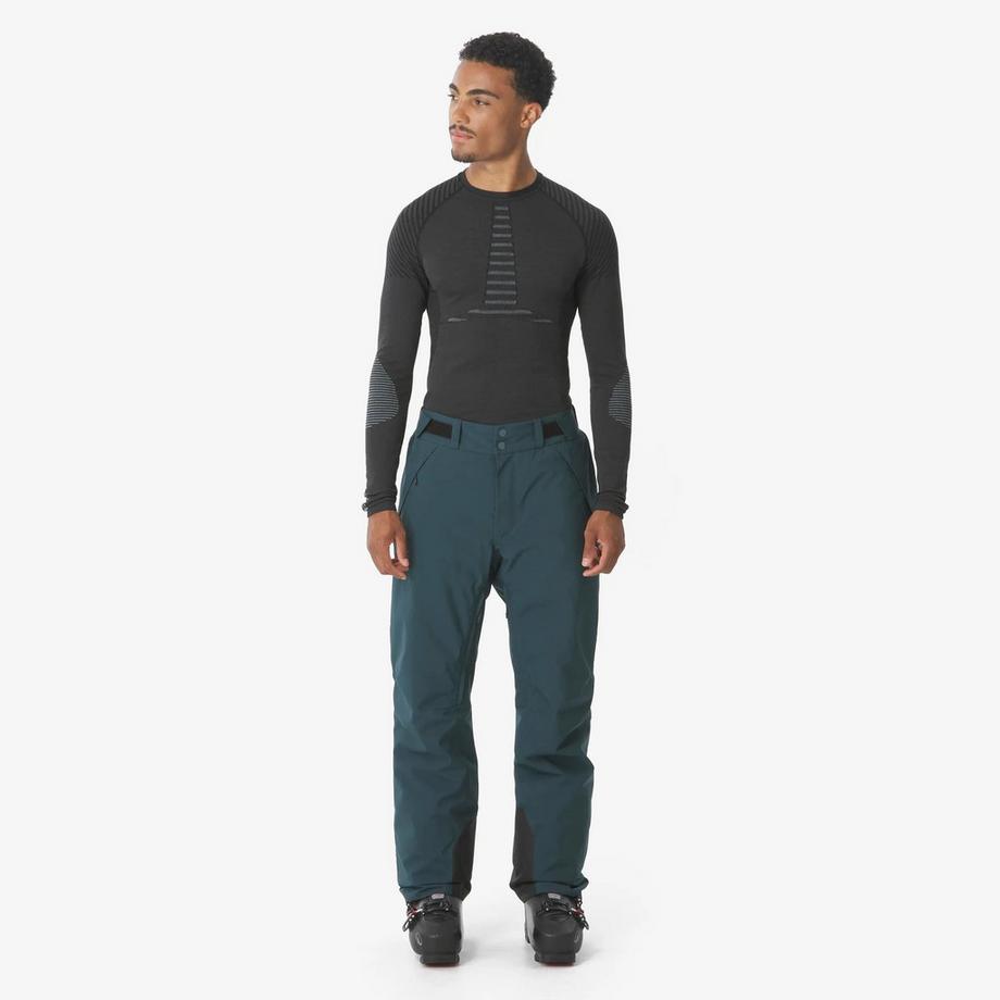 QUECHUA  Wasserdichte Ski- und Snowboardhose , 500 dunkelgrün 