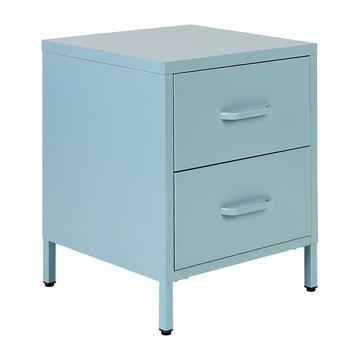 Comodino 2 cassetti en Acciaio Moderno MALAVI