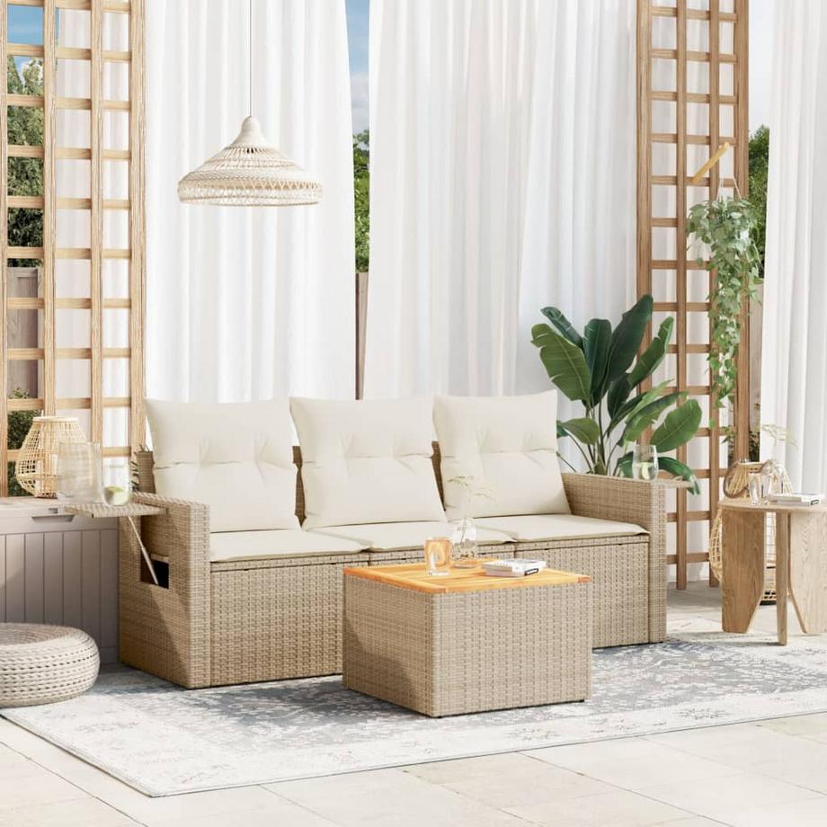 VidaXL Garten sofagarnitur poly-rattan  