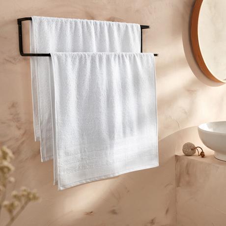La Redoute Intérieurs Lot de 2 serviettes éponge 600 g/m2  