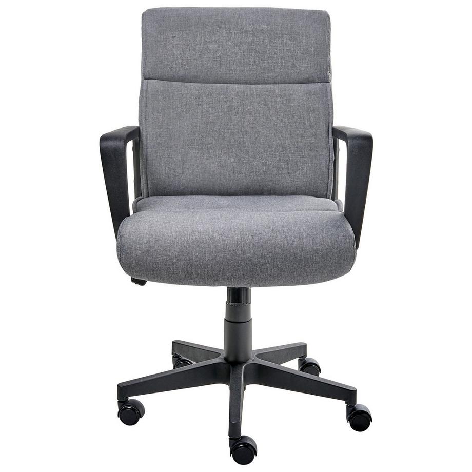 Beliani Sedia da ufficio en Tessuto Moderno BYRON  