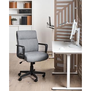 Beliani Chaise de bureau en Tissu Moderne BYRON  