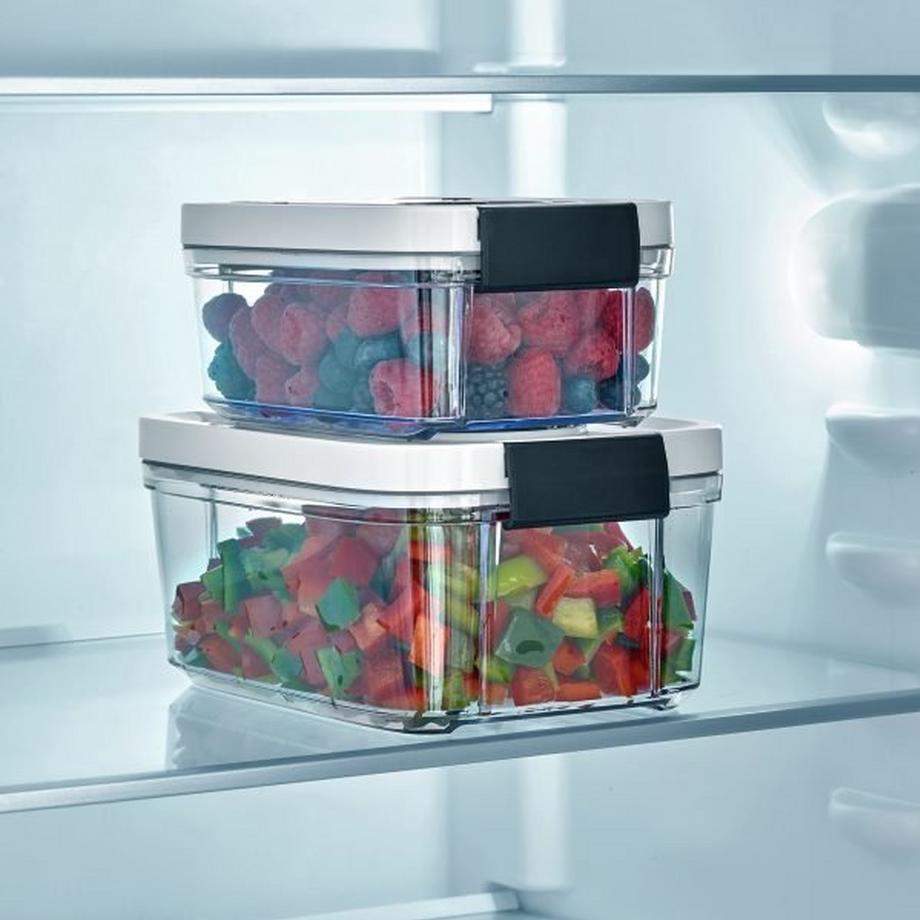 SEVERIN Severin ZB 3618 Rectangulaire contenant 1,5 L Gris, Transparent, Blanc 2 pièce(s)  