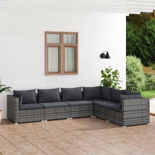 VidaXL Garten-lounge-set poly-rattan  