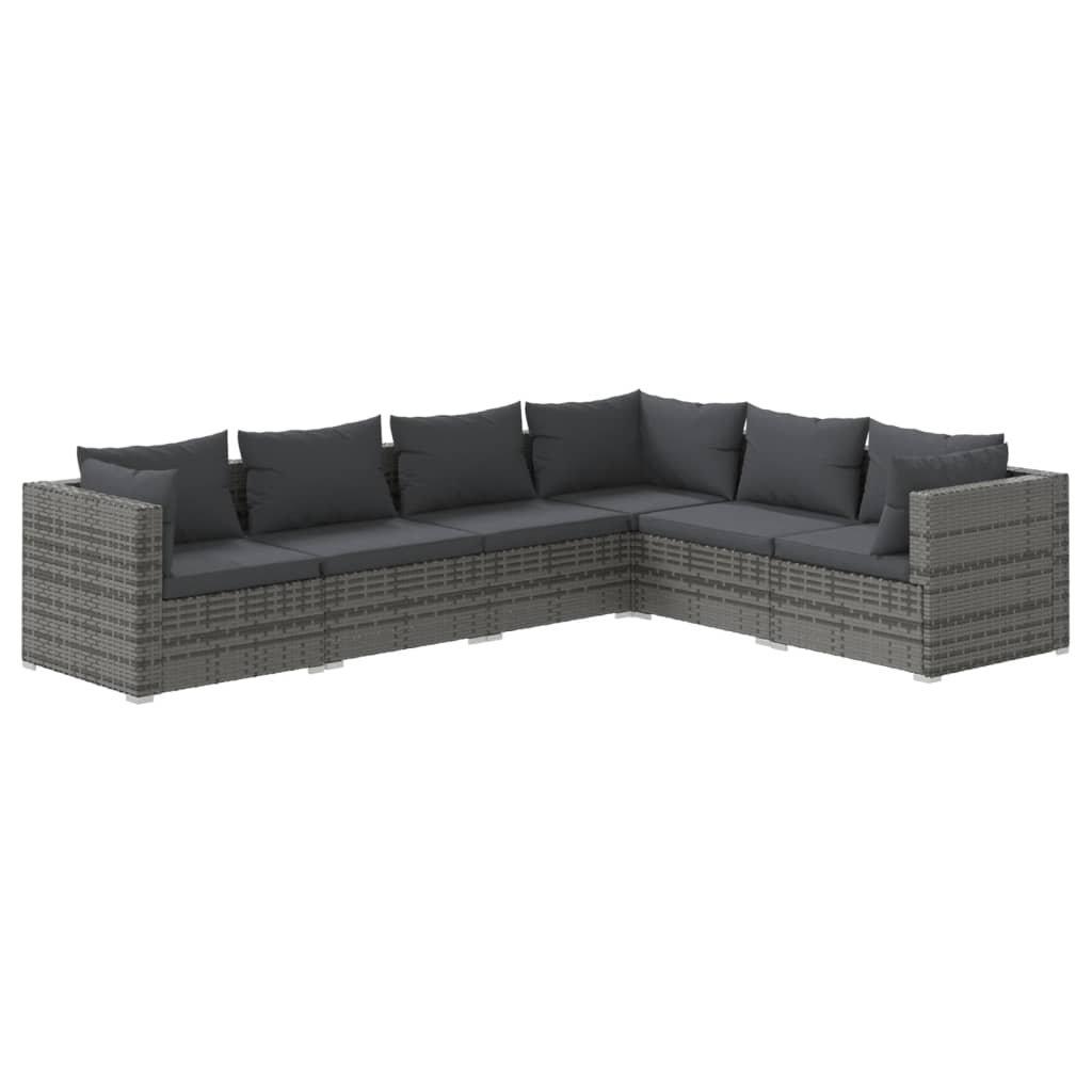 VidaXL Garten-lounge-set poly-rattan  