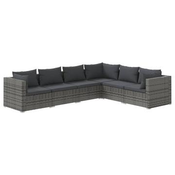 Garten-lounge-set poly-rattan