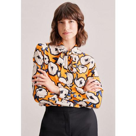 Seidensticker  Blouse Lavallière Imprimé Manche longue Col 