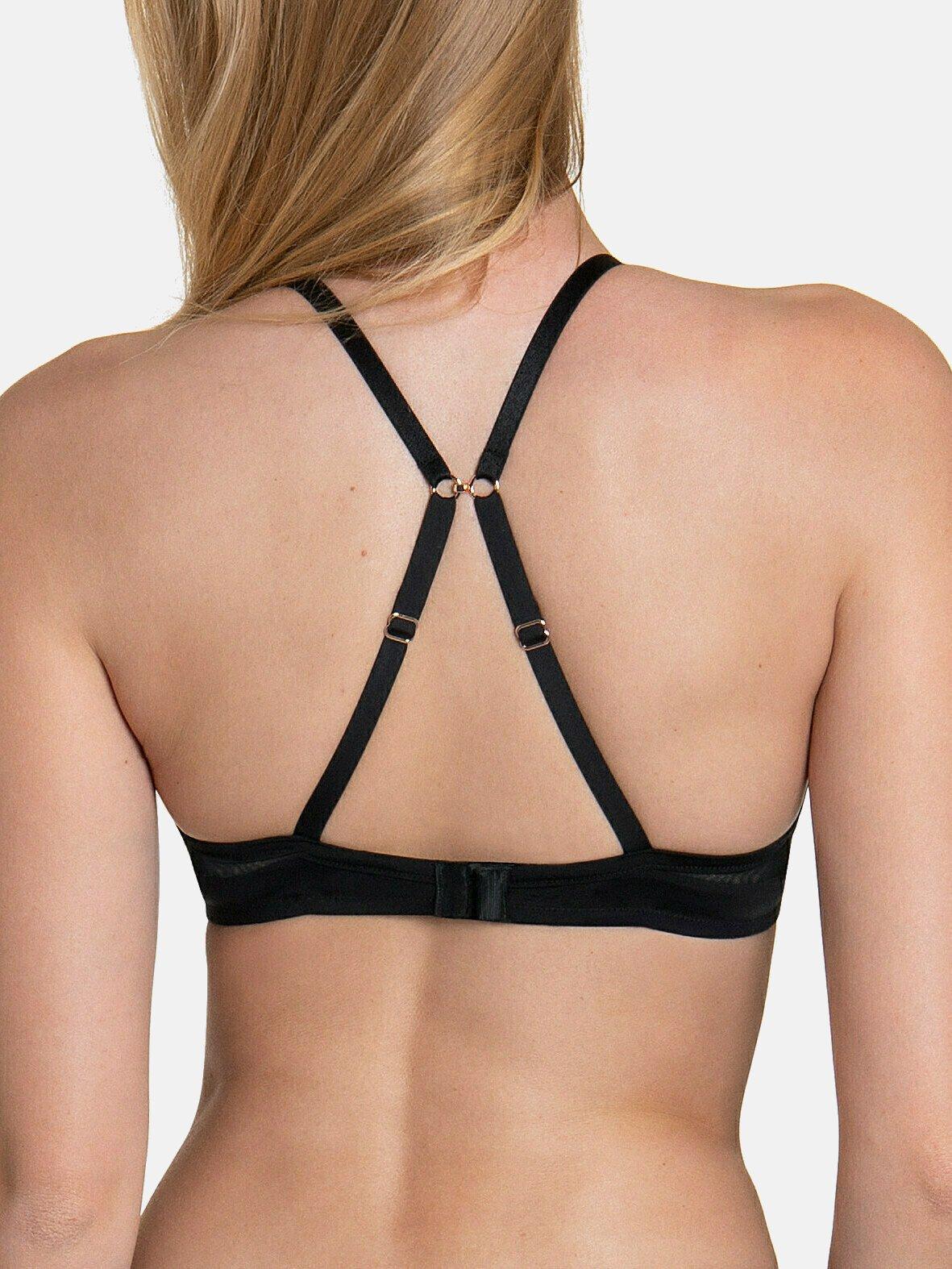 Lisca  Reggiseno push-up a più posizioni Rosa nero 