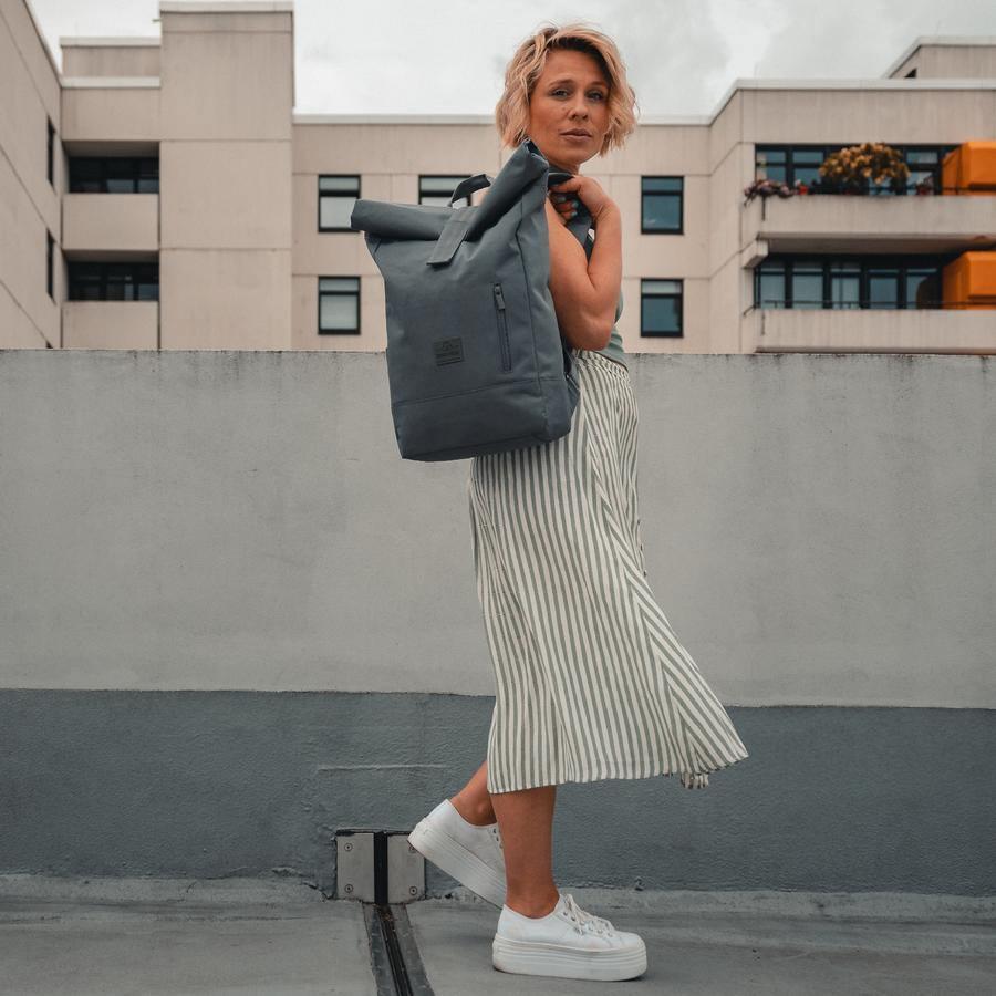 Johnny Urban Robin Zaino Rolltop M Grigio Scuro  