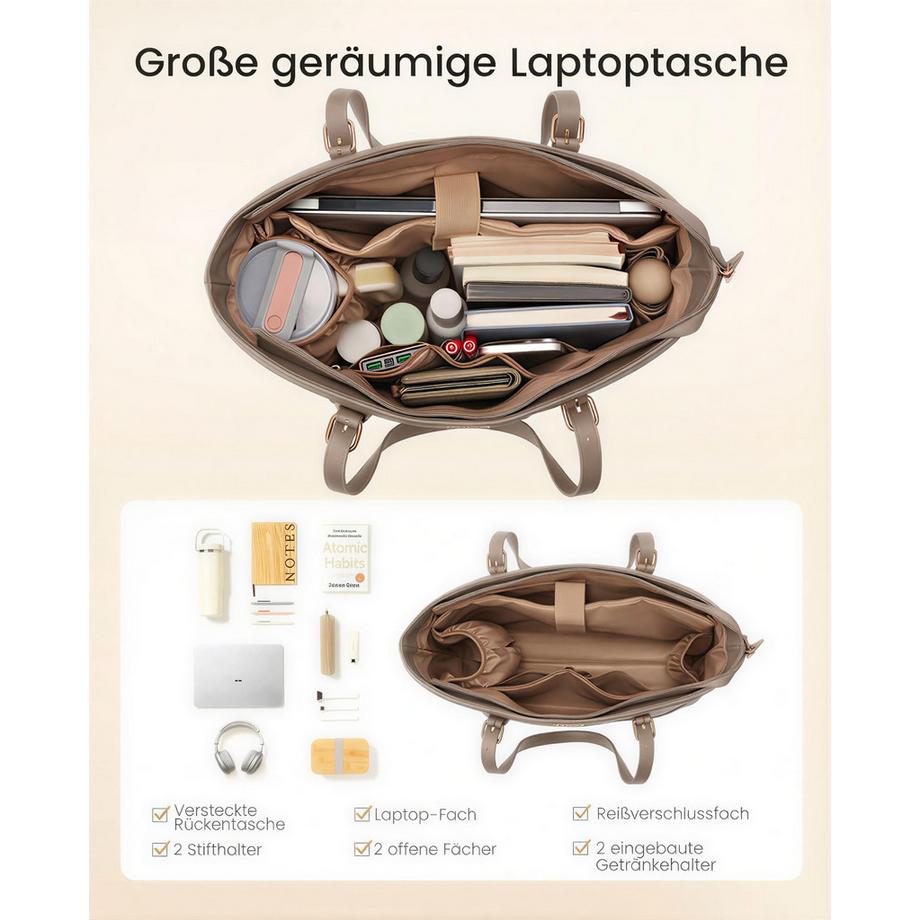 Only-bags.store Borsa Porta Laptop Grande 15,6 Pollici  