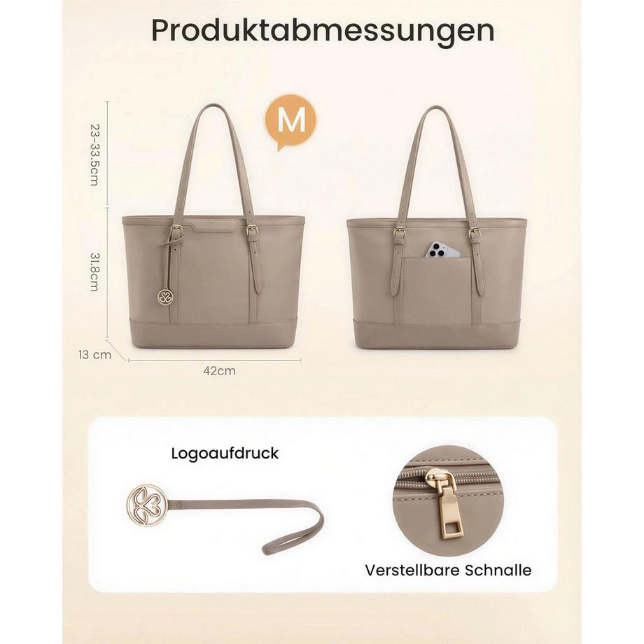 Only-bags.store Borsa Porta Laptop Grande 15,6 Pollici  
