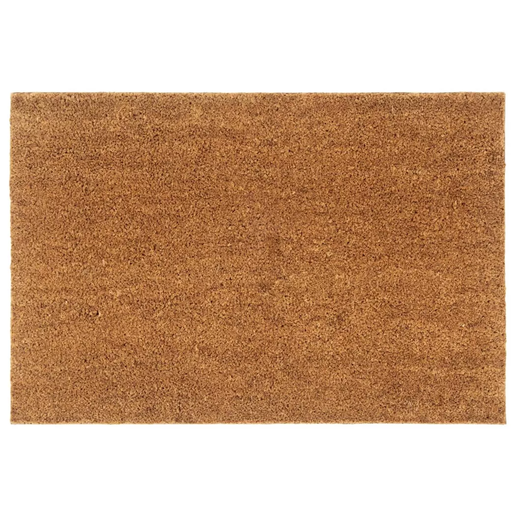 Tapis de porte naturel 60x90 cm fibre de coco touffeté vidaXL