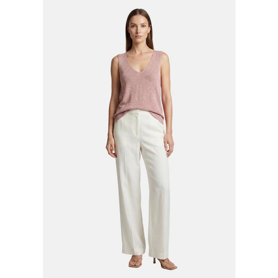 Roberta Rossi Top in maglia con scollo a V e dettaglio twist sul retro  
