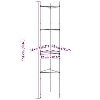 VidaXL Tomatenkäfig stahl  