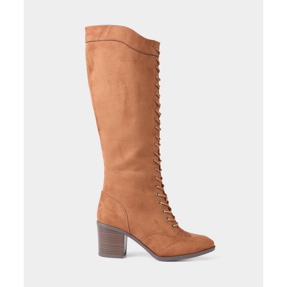 Joe Browns  Hohe Stiefel mit Holzblockabsatz und Schnürung 