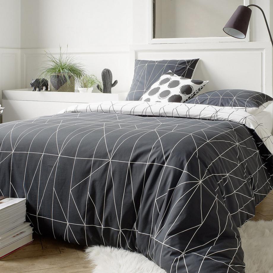 SO'HOME Shapes Housse de couette coton  