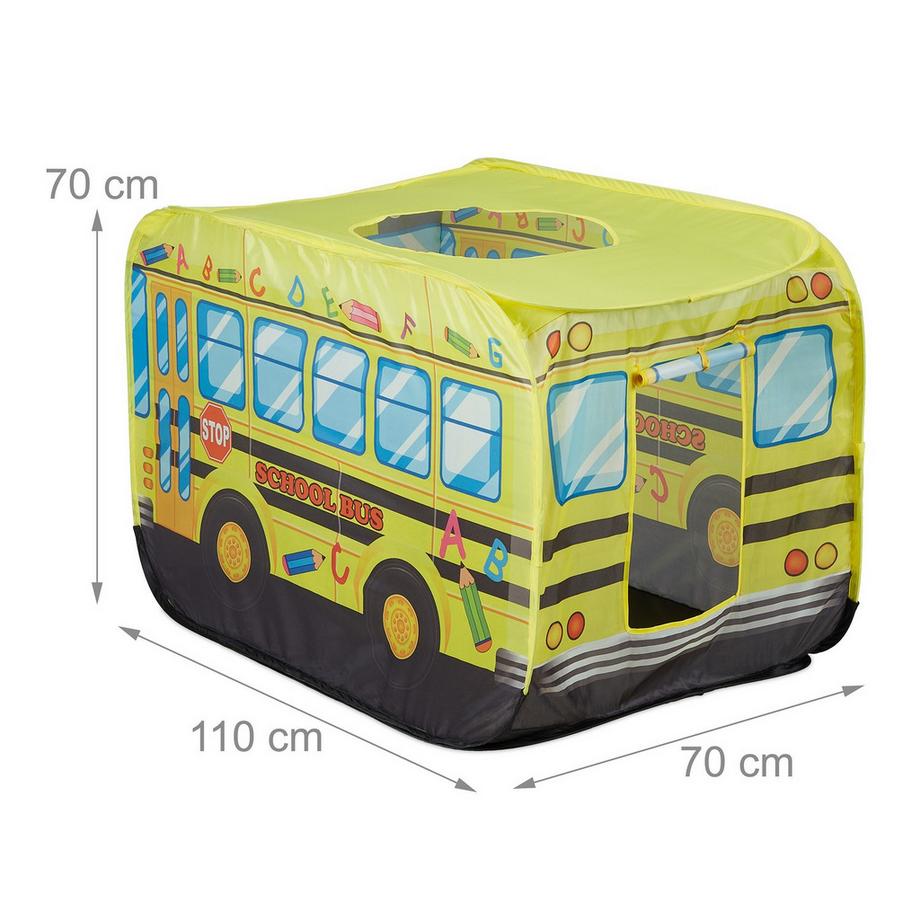 B2X  Tente de jeu pop-up Bus scolaire 
