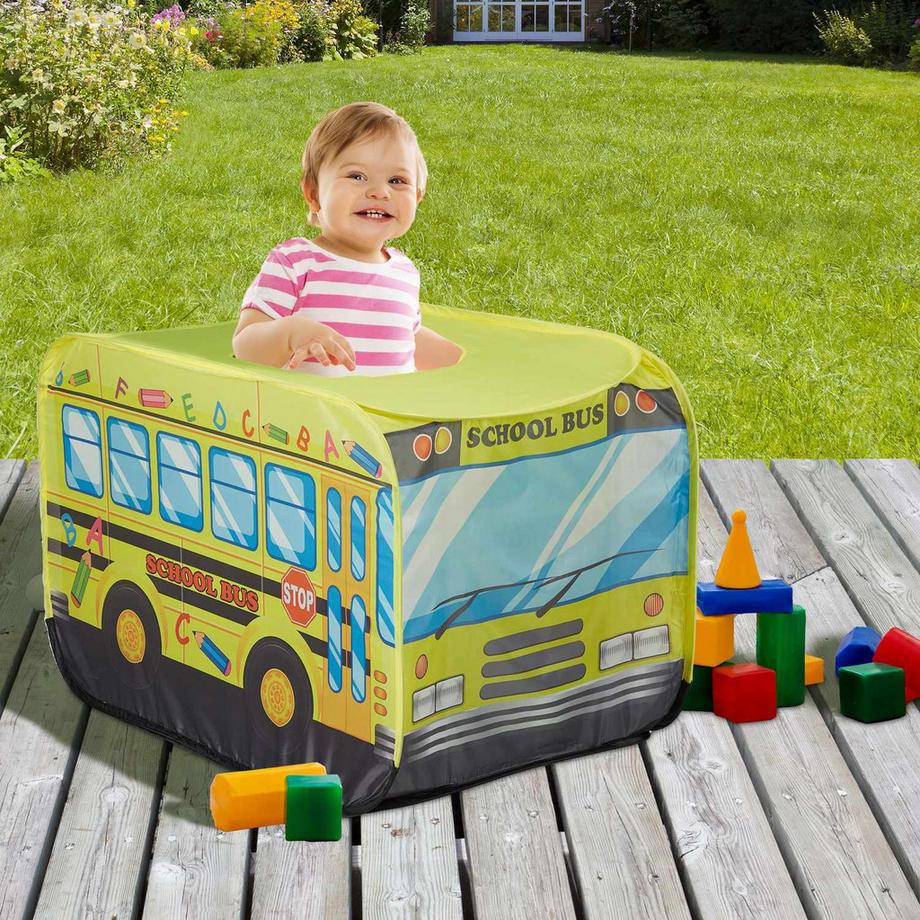 B2X  Tente de jeu pop-up Bus scolaire 