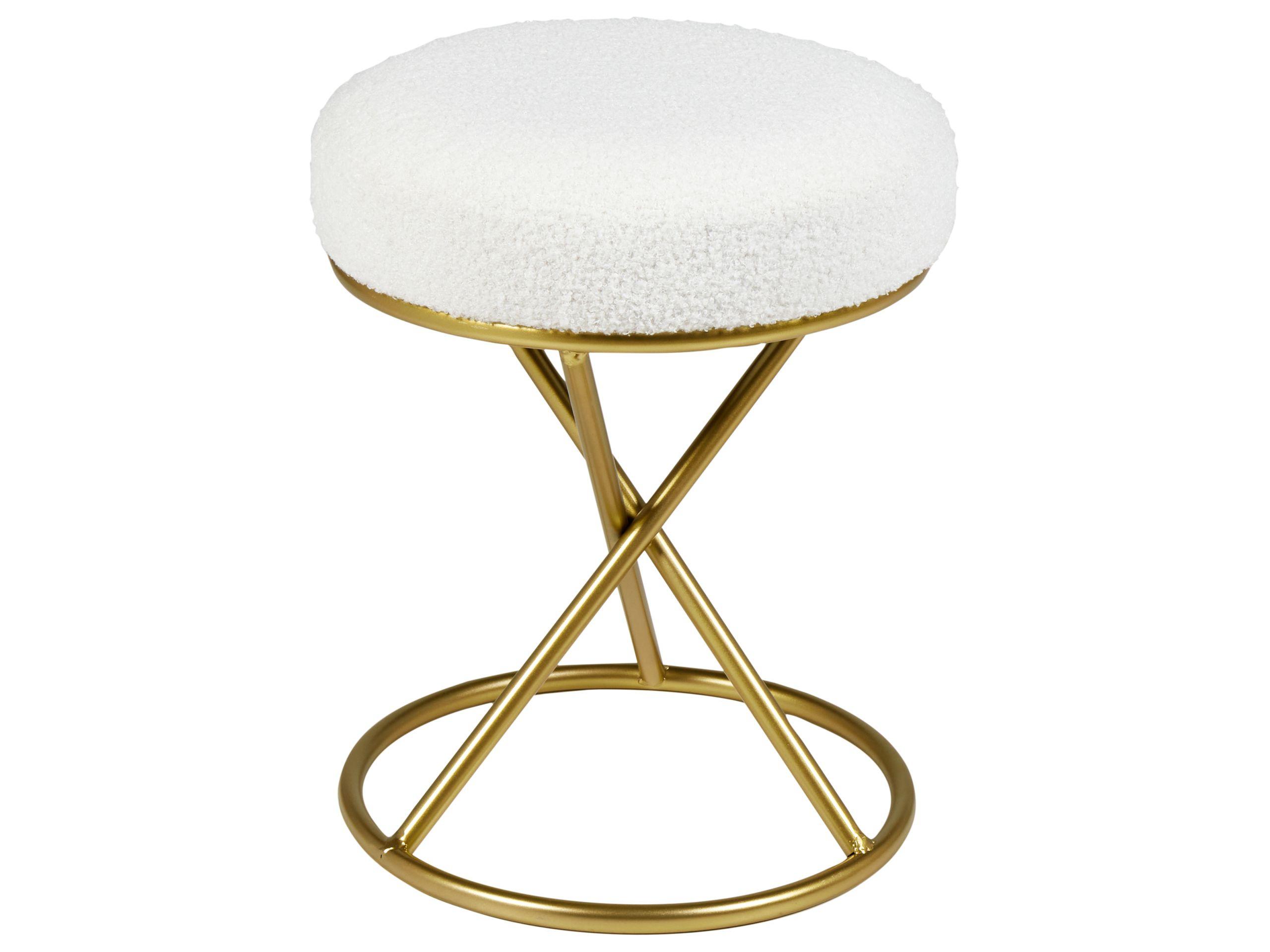 Beliani Repose-pied en Bouclé Glamour PRESHO  