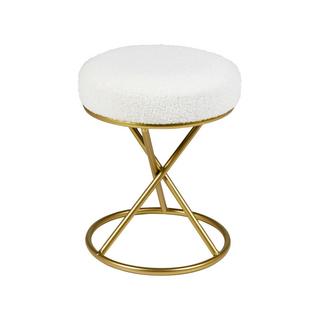 Beliani Repose-pied en Bouclé Glamour PRESHO  