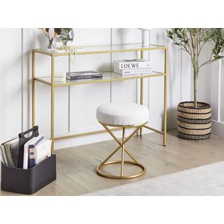 Beliani Repose-pied en Bouclé Glamour PRESHO  