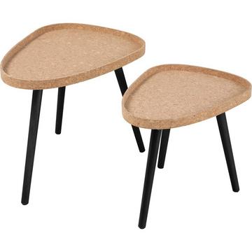 Table d'appoint Frabsta naturel (set de 2)