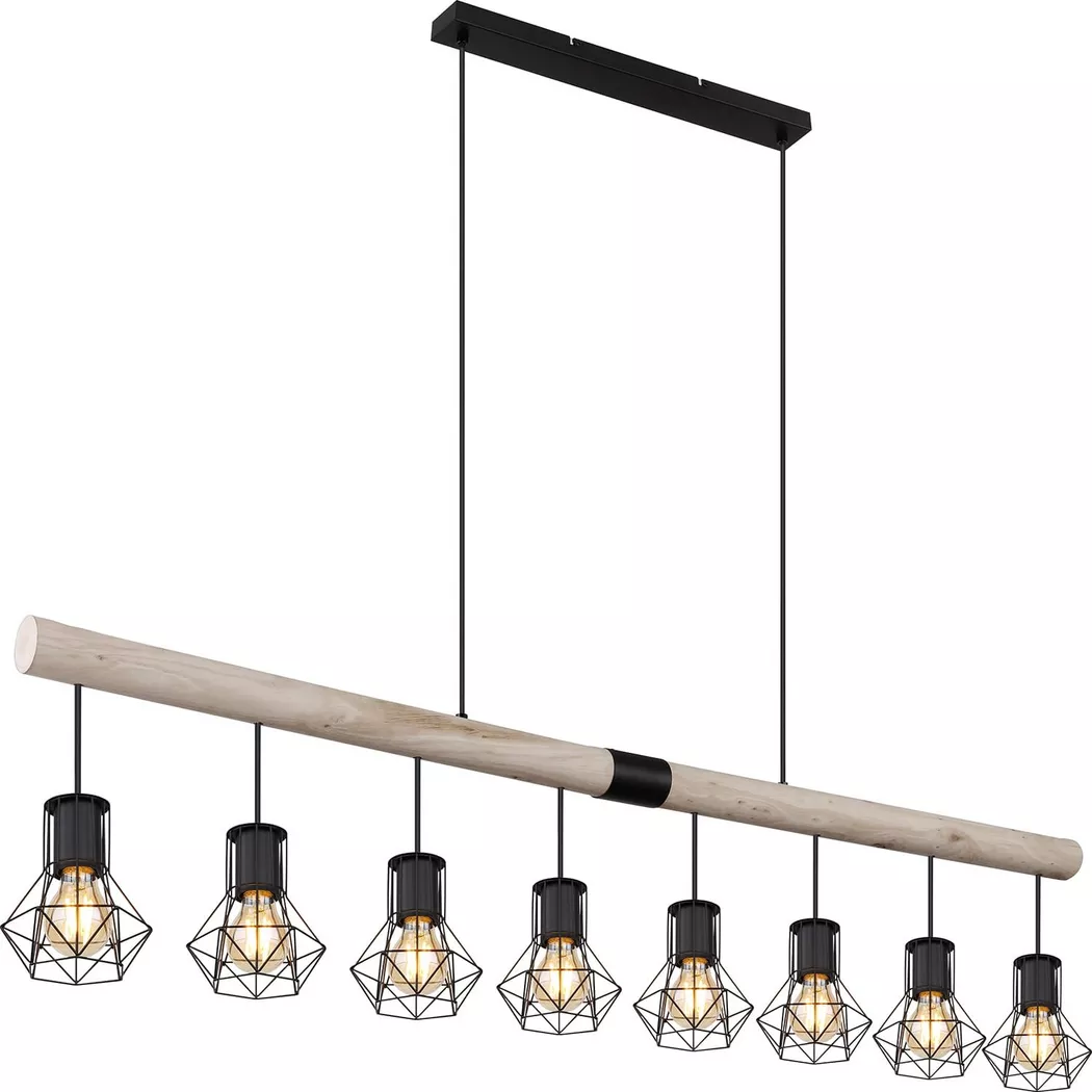 mutoni – Hängeleuchte Priska Metall matt 8xE27, One Size, Multicolor