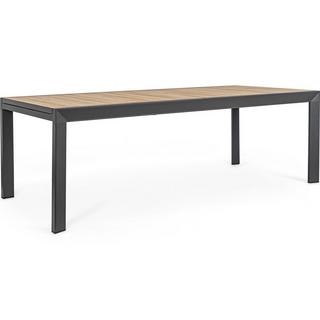 mutoni Table extensible de jardin Belmar nature 220-340x100  