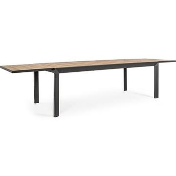 Table extensible de jardin Belmar nature 220-340x100