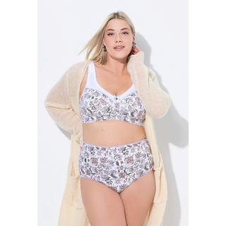 Ulla Popken Maxi Slip Confezione da 5 Fantasia Paisley Tinta Unita  