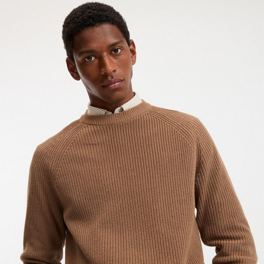 La Redoute Collections Pull côtes anglaises Signature  