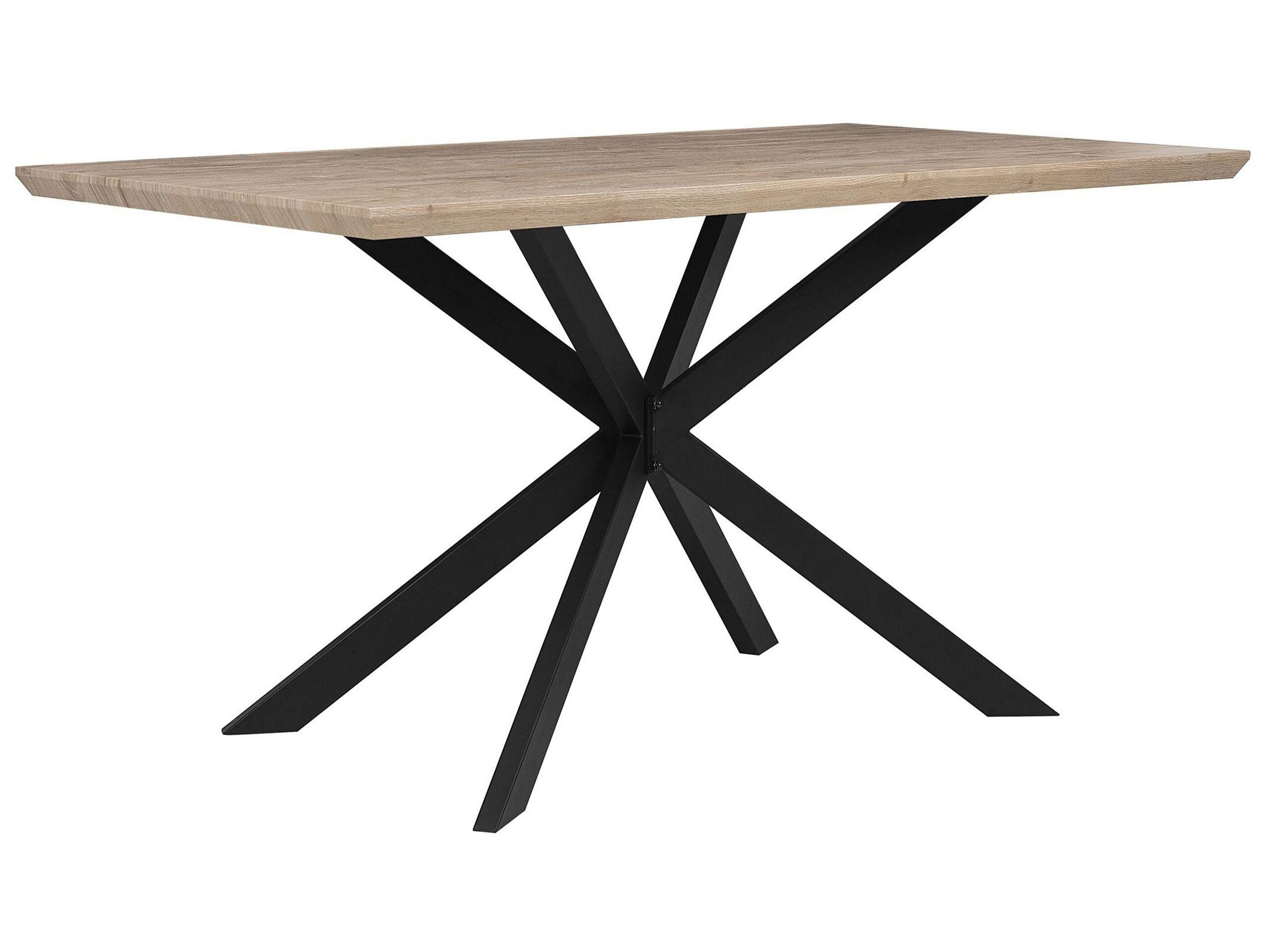 Beliani Table de repas en MDF Industriel SPECTRA  